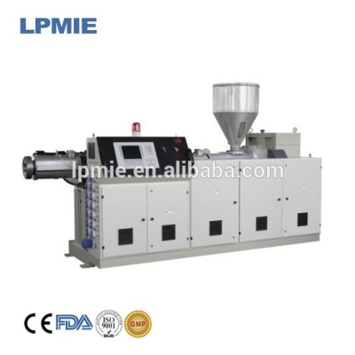 Twin Conical Screws Extruder for pvc granular