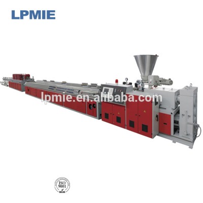 PVC profile extrusion line,wooden PVC double screw extrusion line,plastic machine